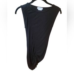 Black Ribbed Tank Top Dress